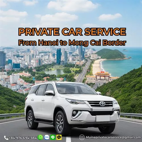 Hanoi to Mong Cai Border Private Car